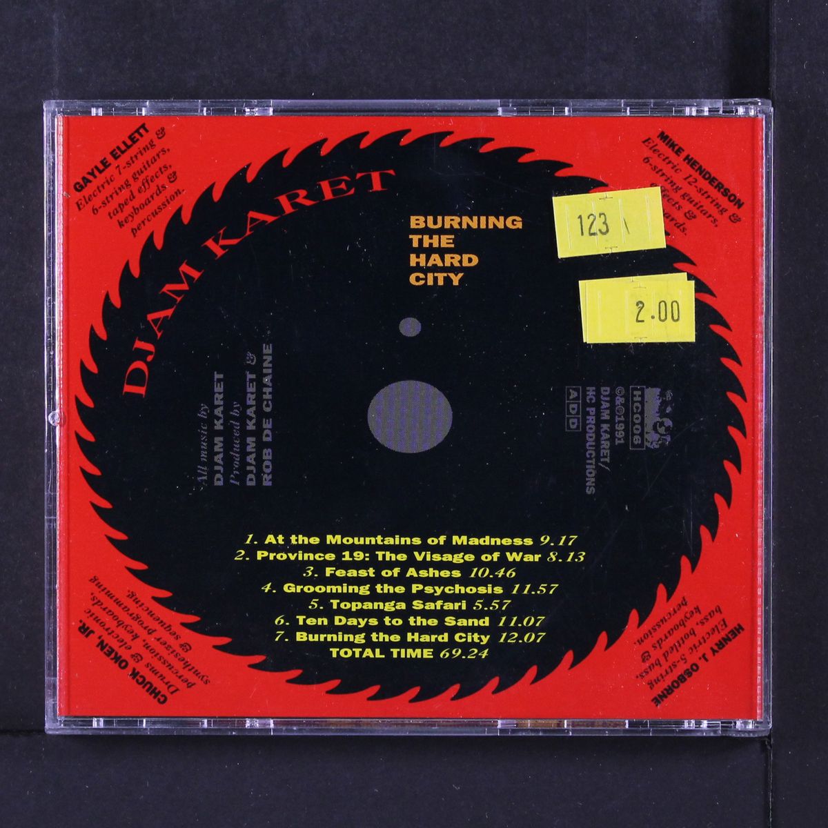 burning the hard city by DJAM KARET
