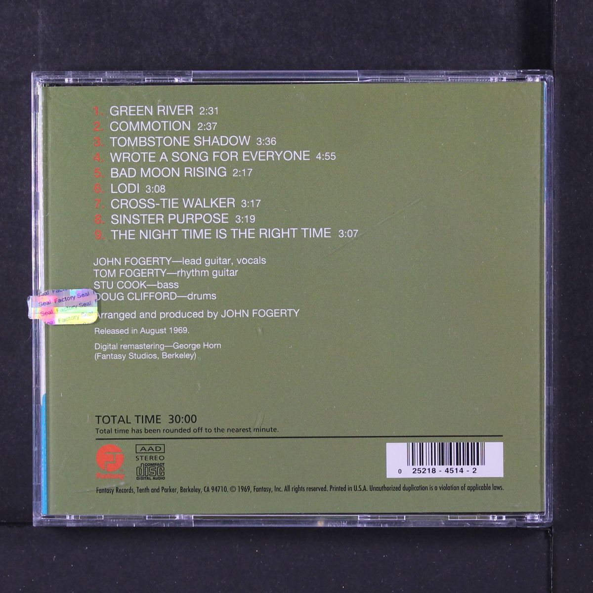 green river by CREEDENCE CLEARWATER REVIVAL