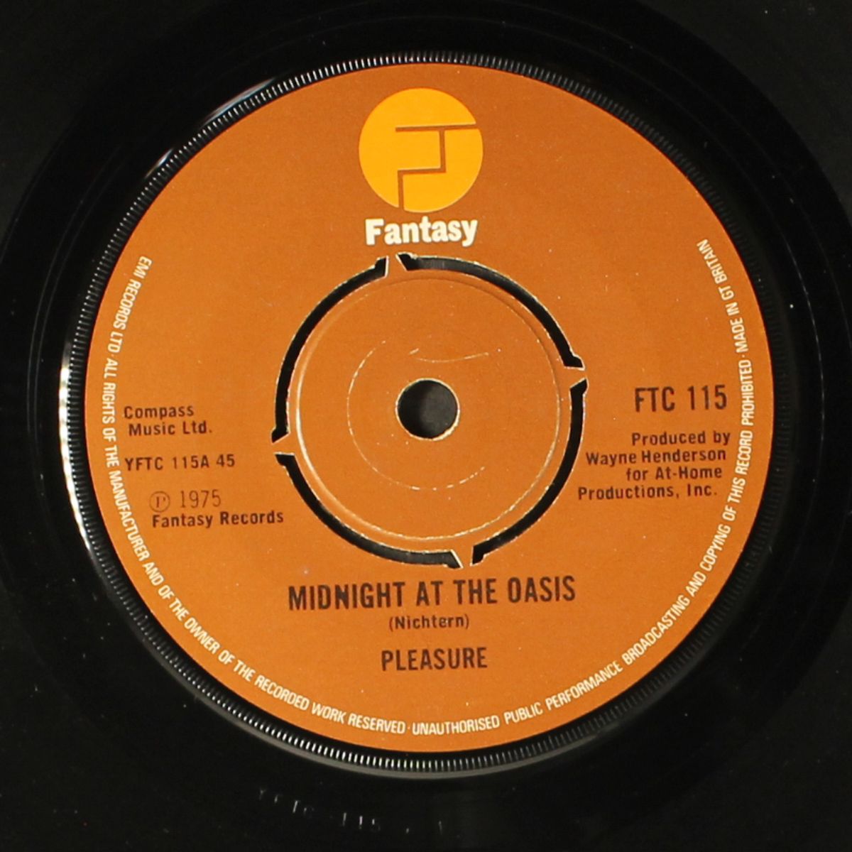 midnight at the oasis / dust yourself off by PLEASURE