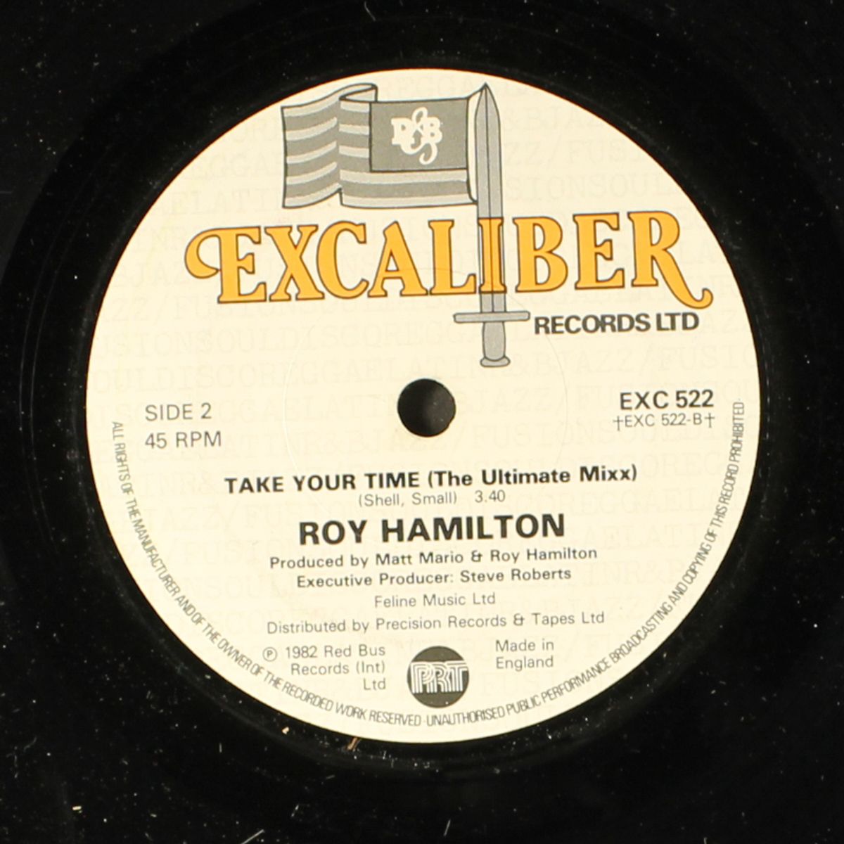 take your time by ROY HAMILTON