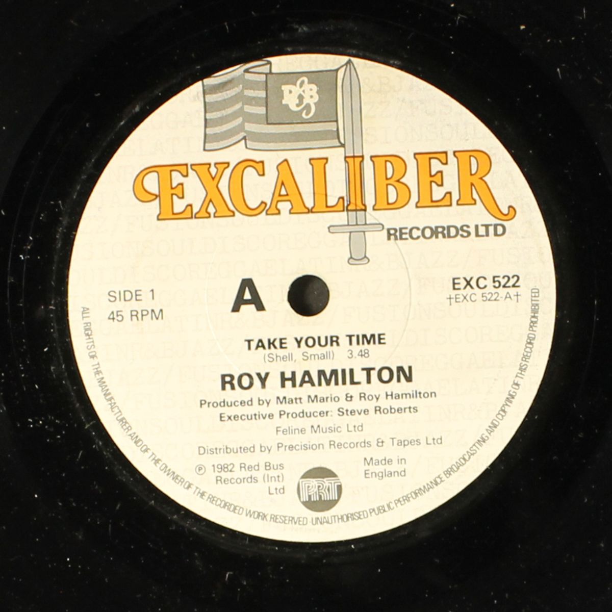 take your time by ROY HAMILTON
