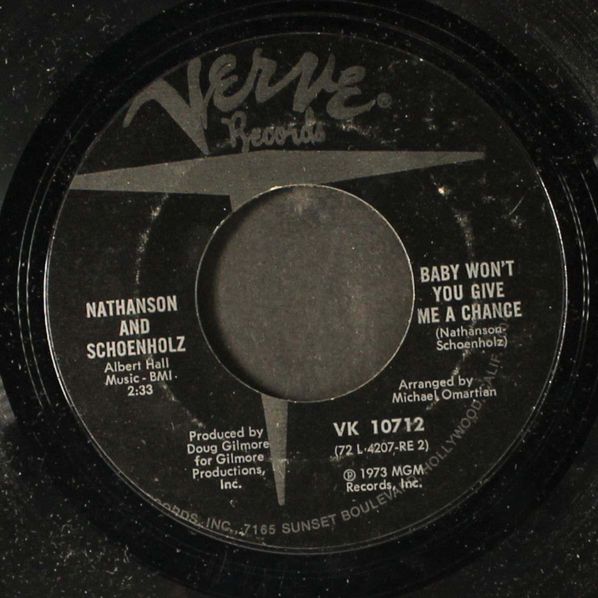 baby won't you give me a chance by NATHANSON & SCHOENHOLZ