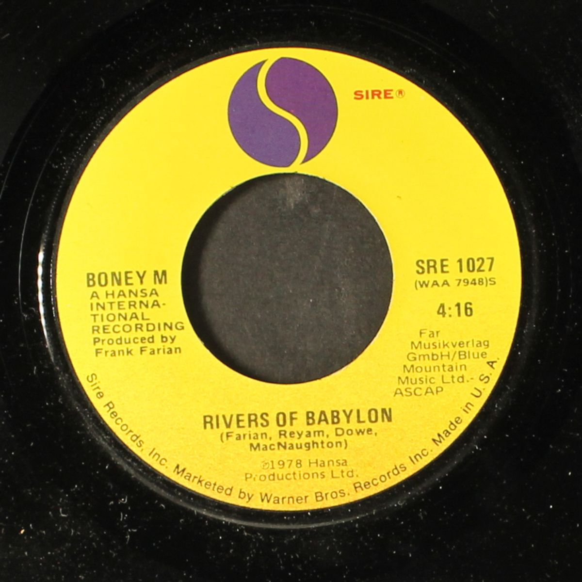 rivers of babylon / brown girl in the ring by BONEY M