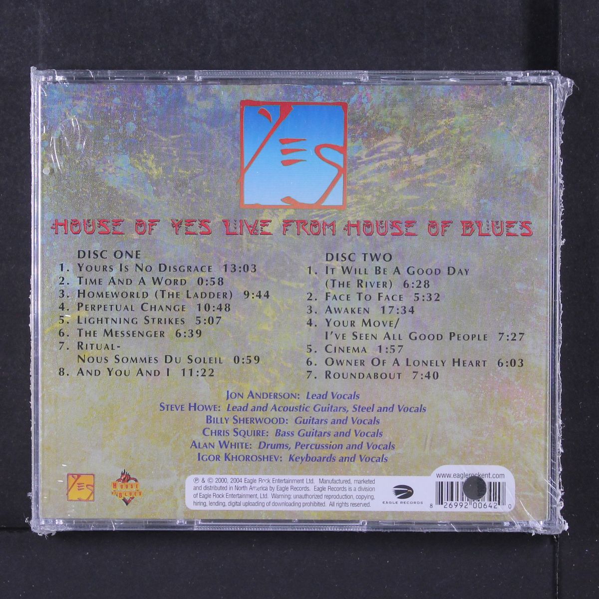 house of live from house of blues by YES