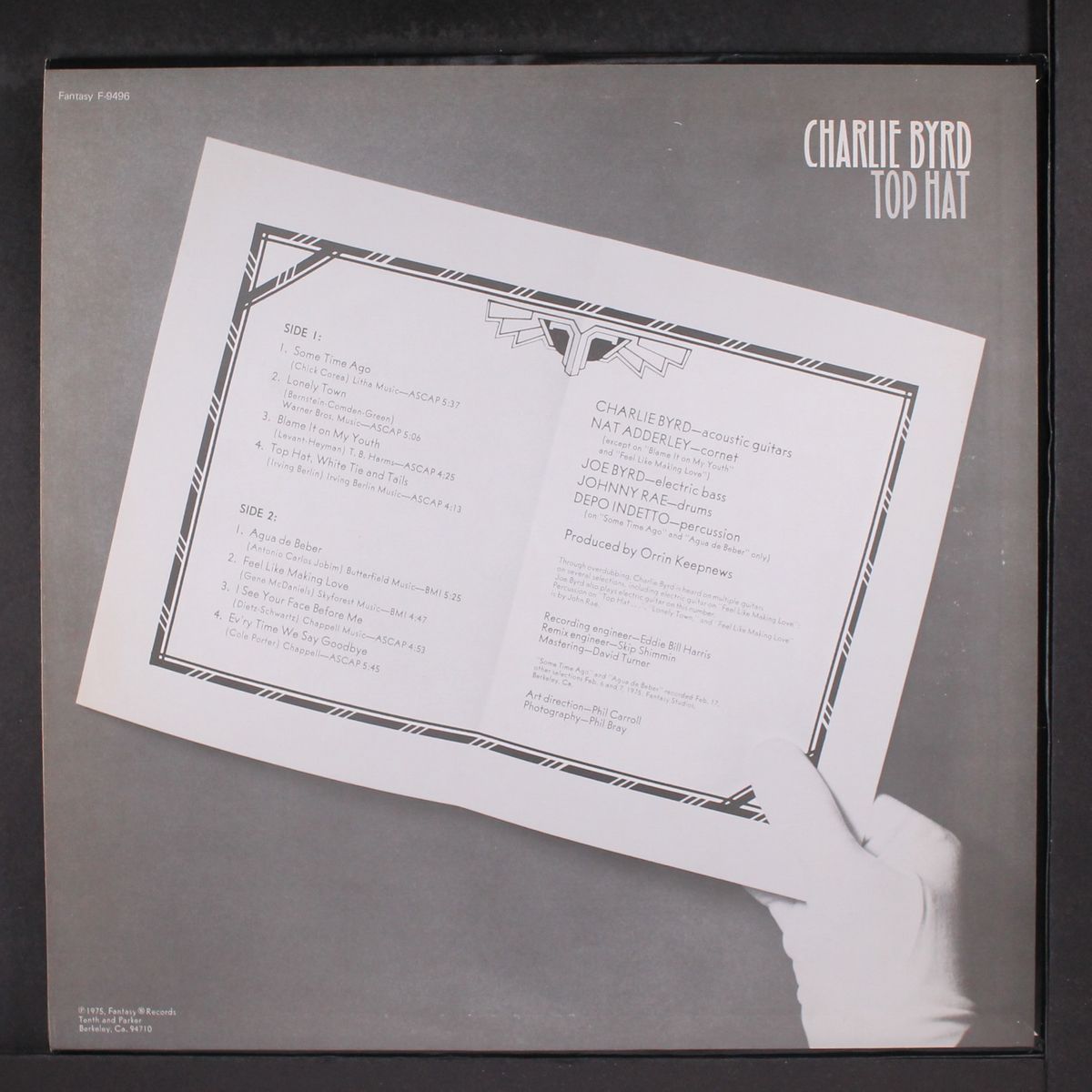 top hat by CHARLIE BYRD