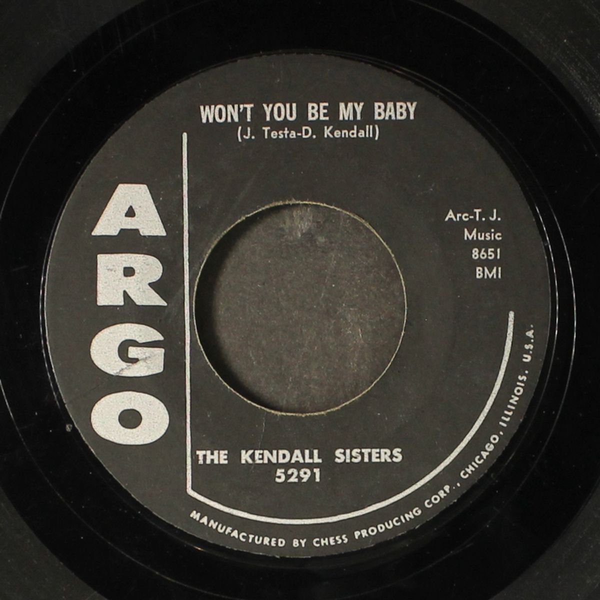 won't you be my baby / yea, yea by KENDALL SISTERS