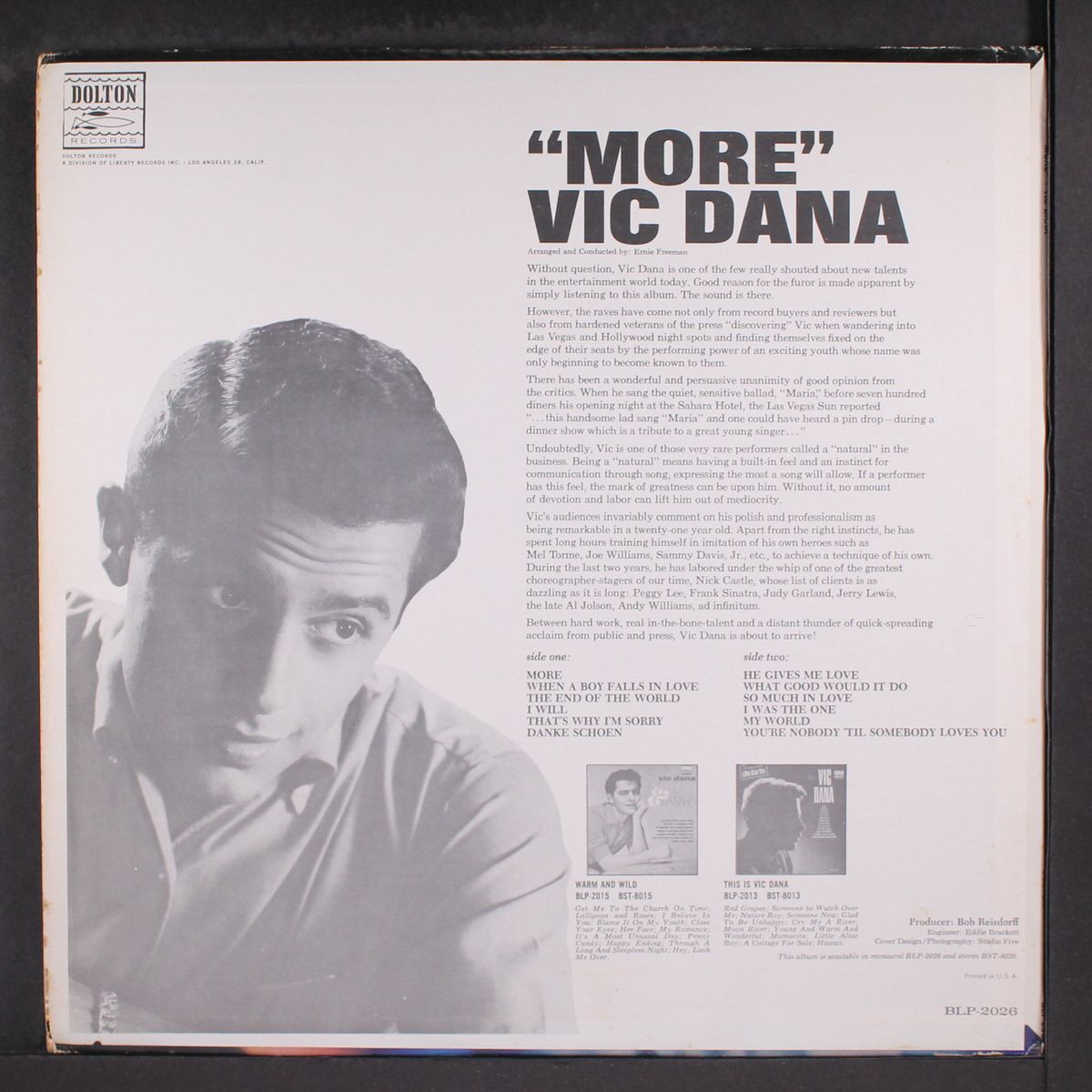more by VIC DANA