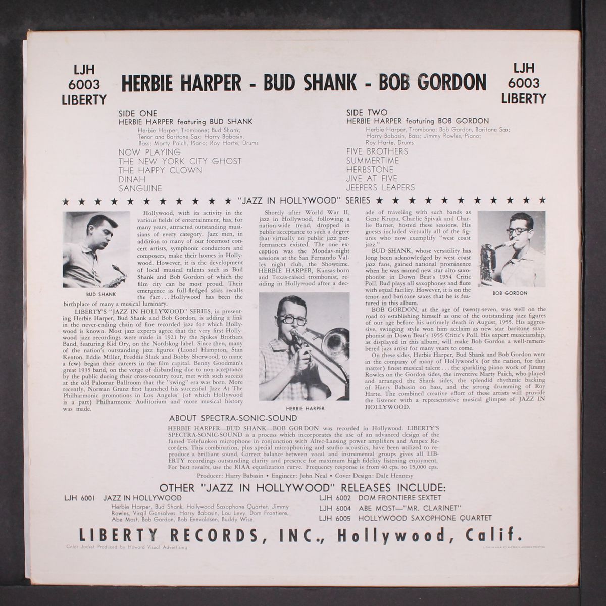 featuring bud shank and bob gordon by HERBIE HARPER
