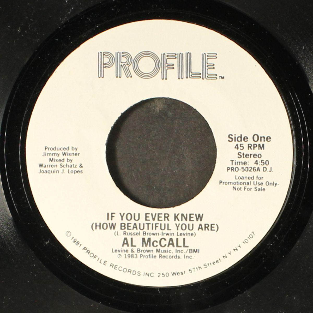 if you ever knew / same by AL MCCALL