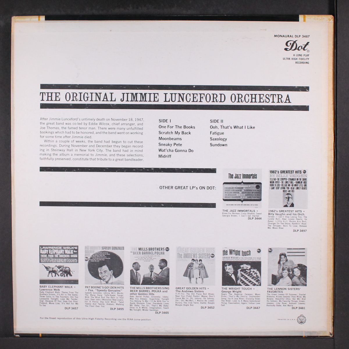 the original by JIMMIE LUNCEFORD