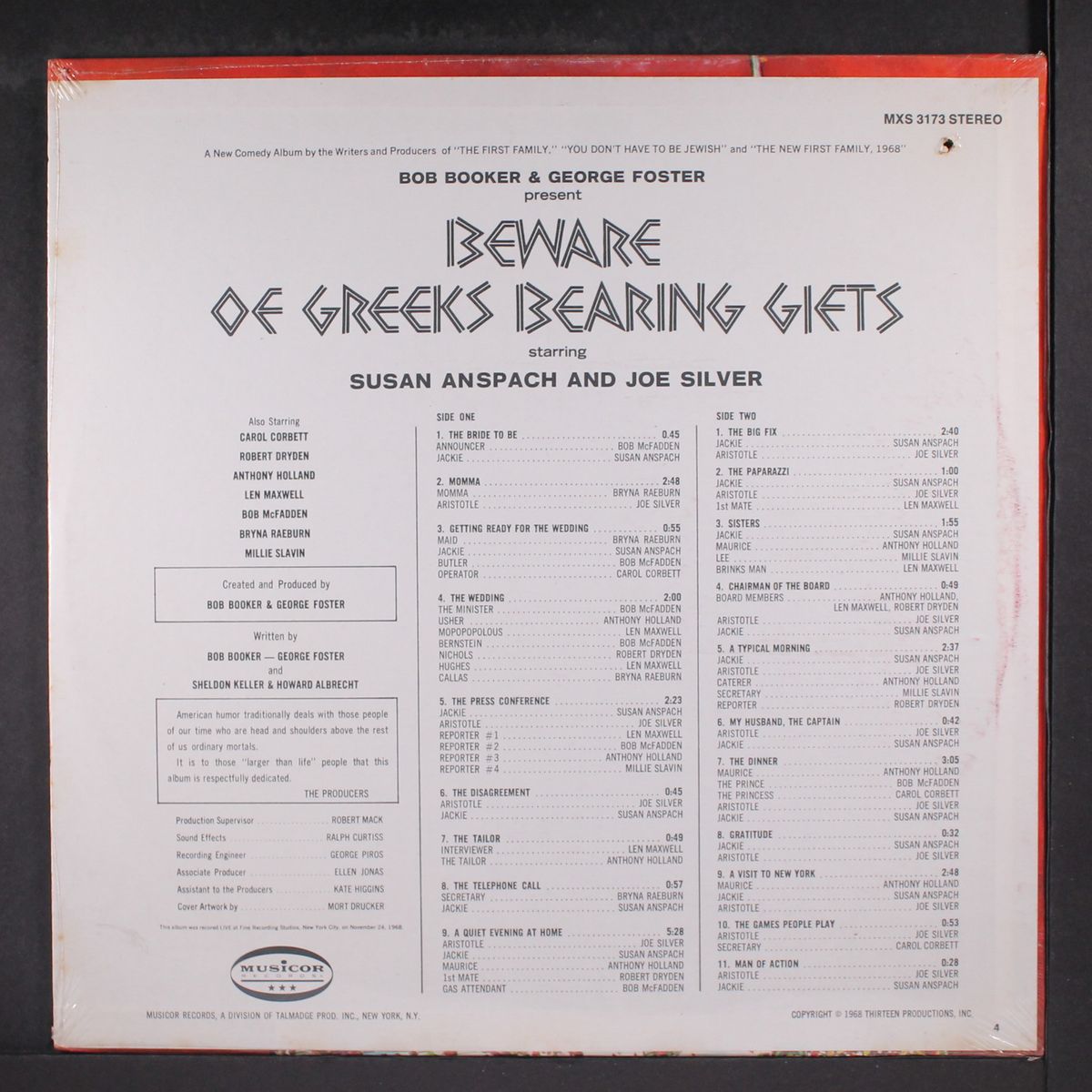beware of greeks bearing gifts by BOB BOOKER & GEORGE FOSTER