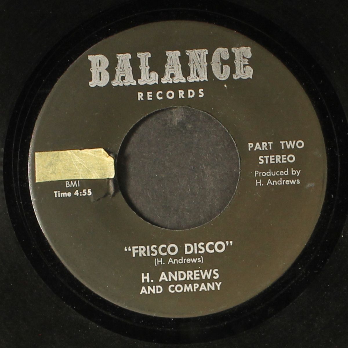 frisco disco by H. ANDREWS & COMPANY