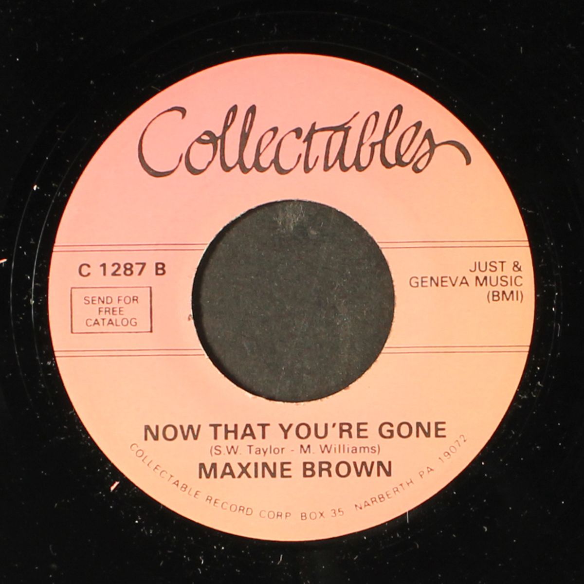 funny / now that you're gone by MAXINE BROWN