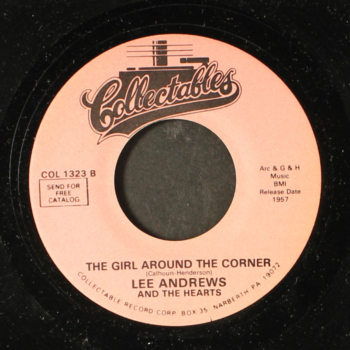 teardrops / the girl around the corner by LEE ANDREWS & HEARTS