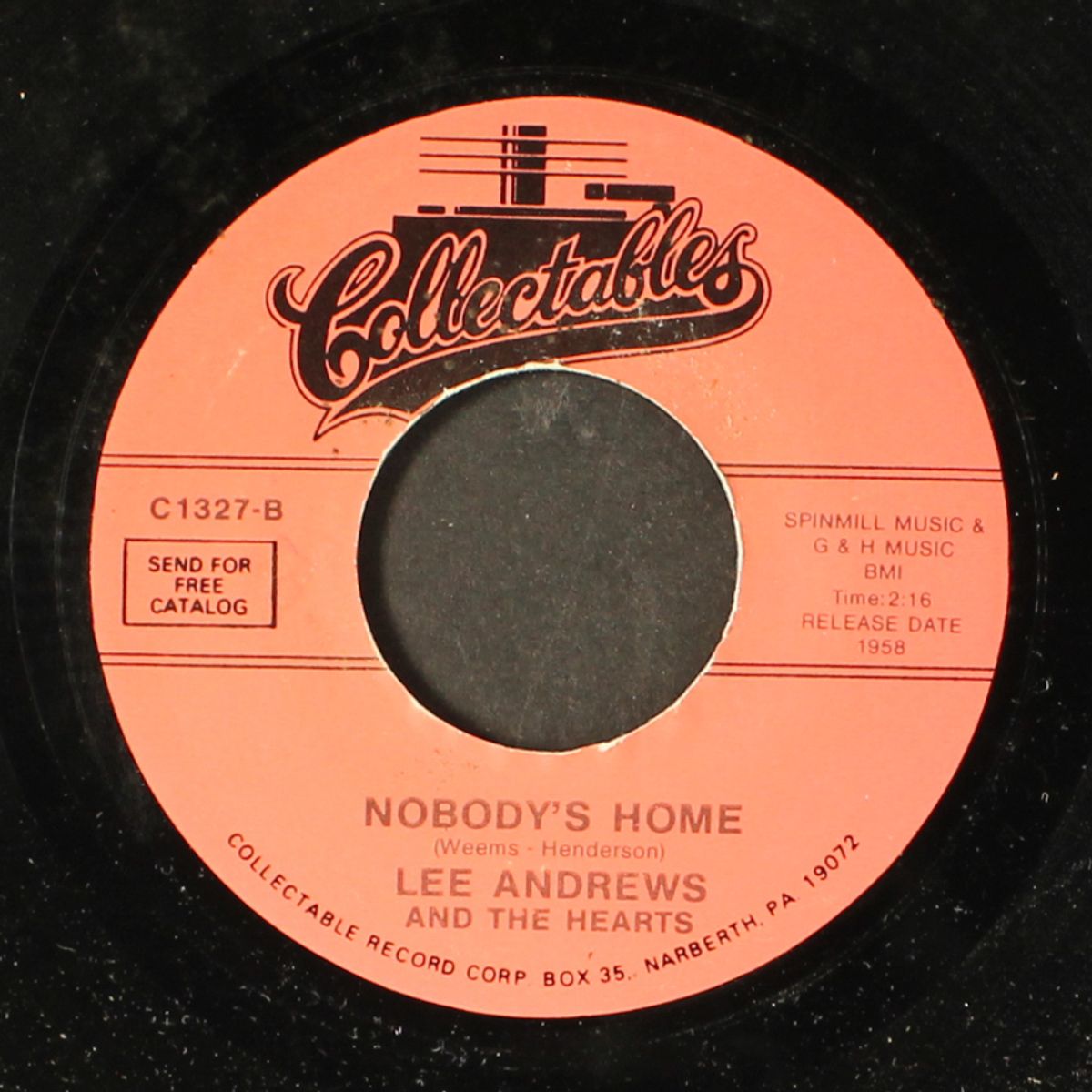 try the impossible / nobody's home by LEE ANDREWS & HEARTS