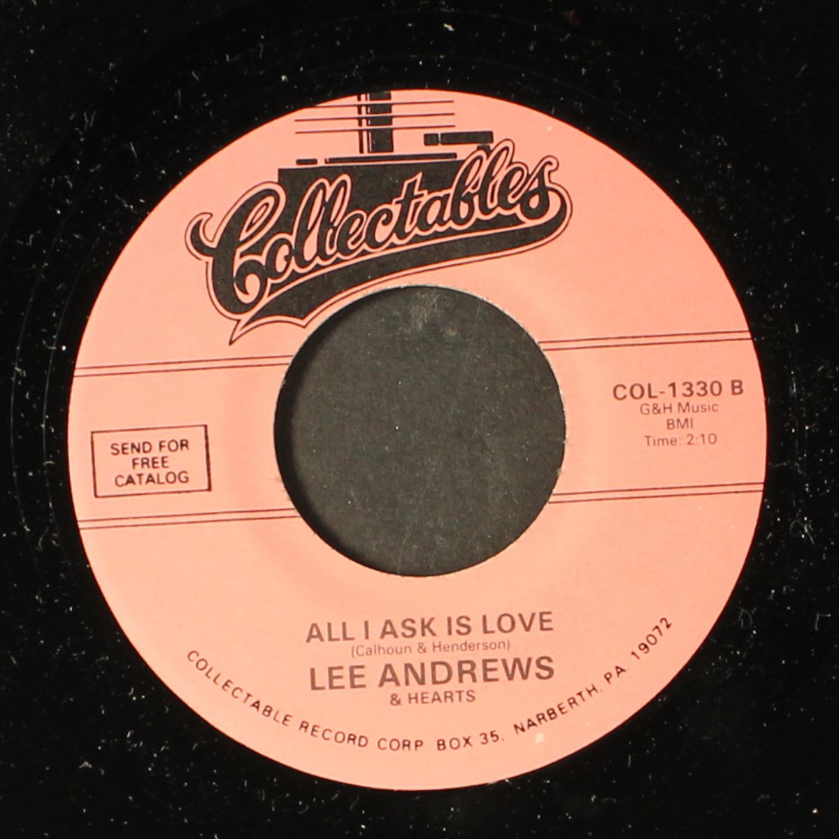 maybe you'll be there / all i ask is love by LEE ANDREWS & HEARTS