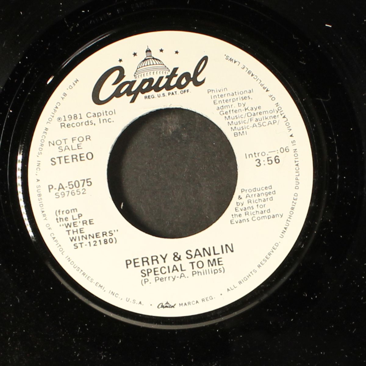 special to me / same by PERRY & SANLIN