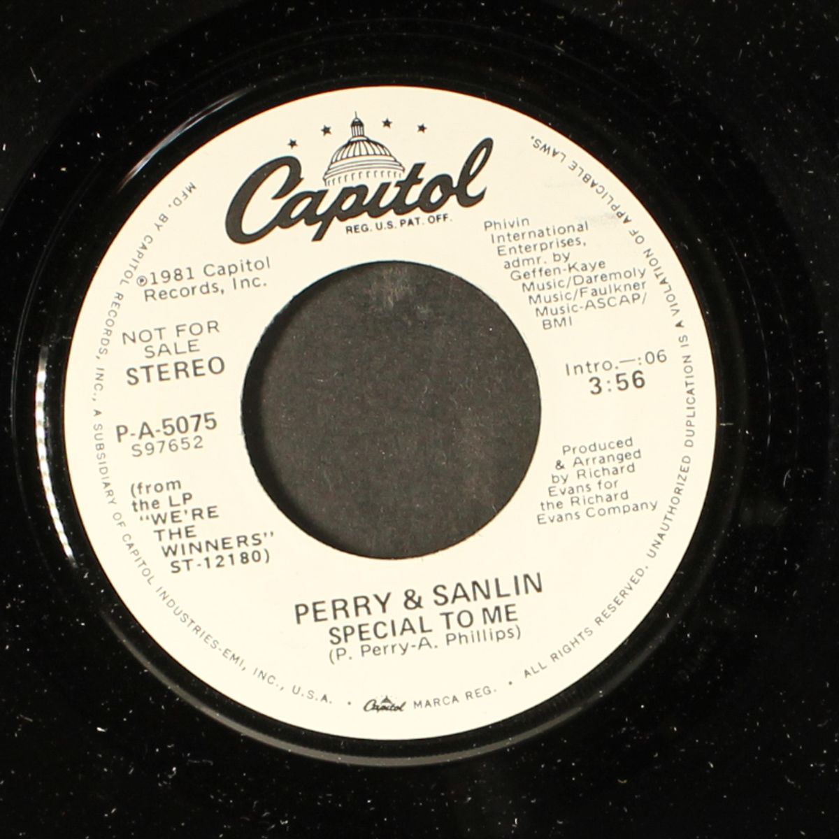 special to me / same by PERRY & SANLIN