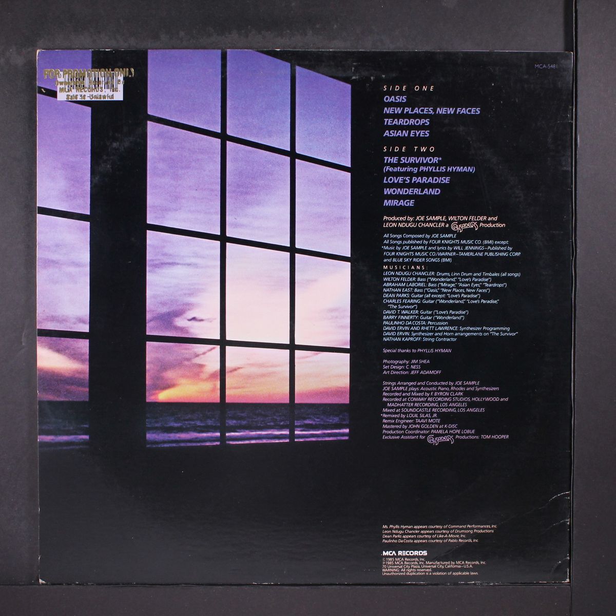 oasis by JOE SAMPLE