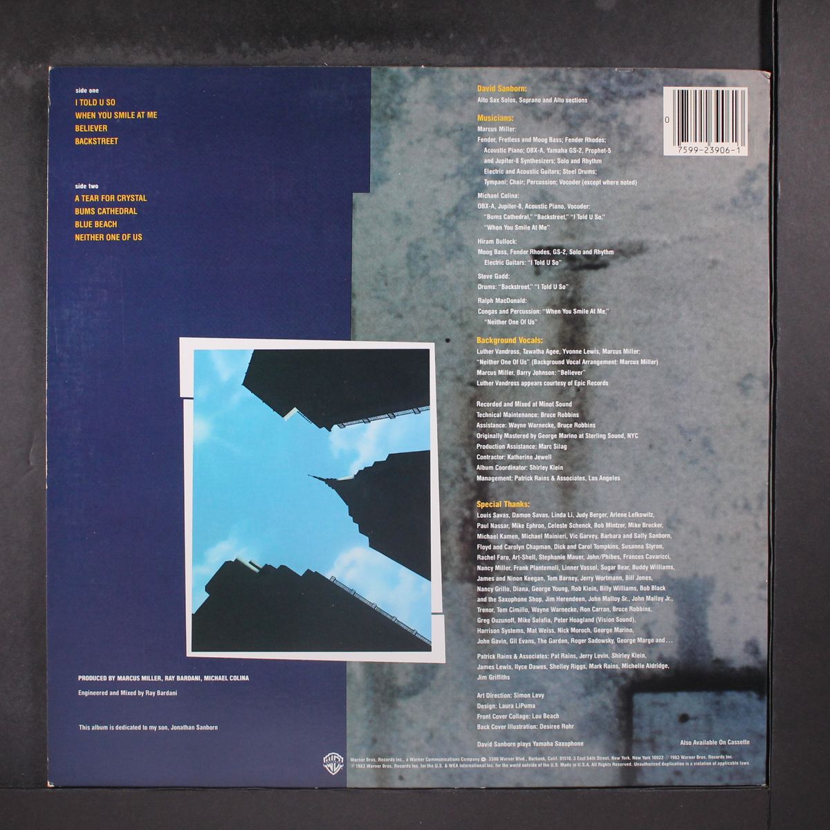 backstreet by DAVID SANBORN