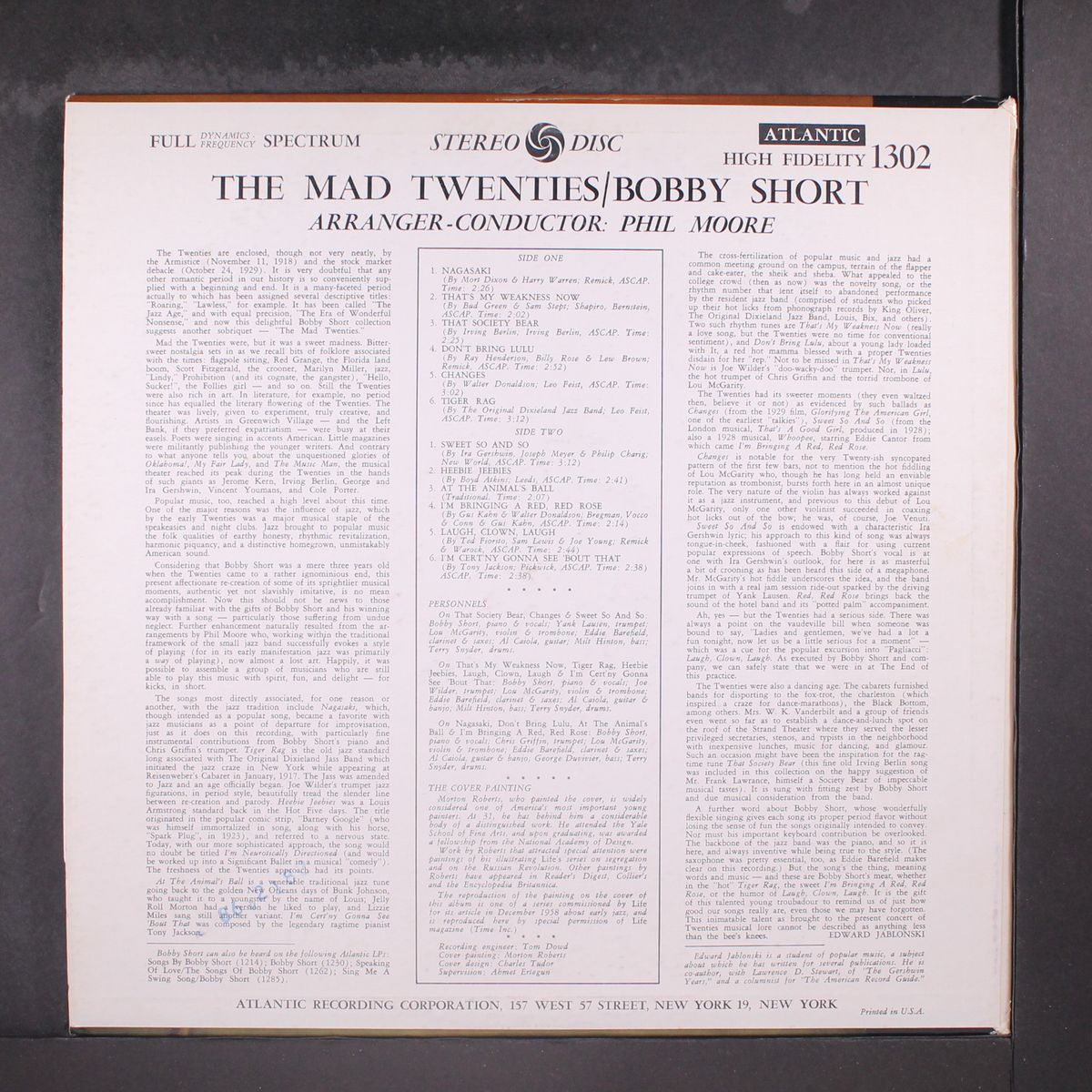 the mad twenties by BOBBY SHORT