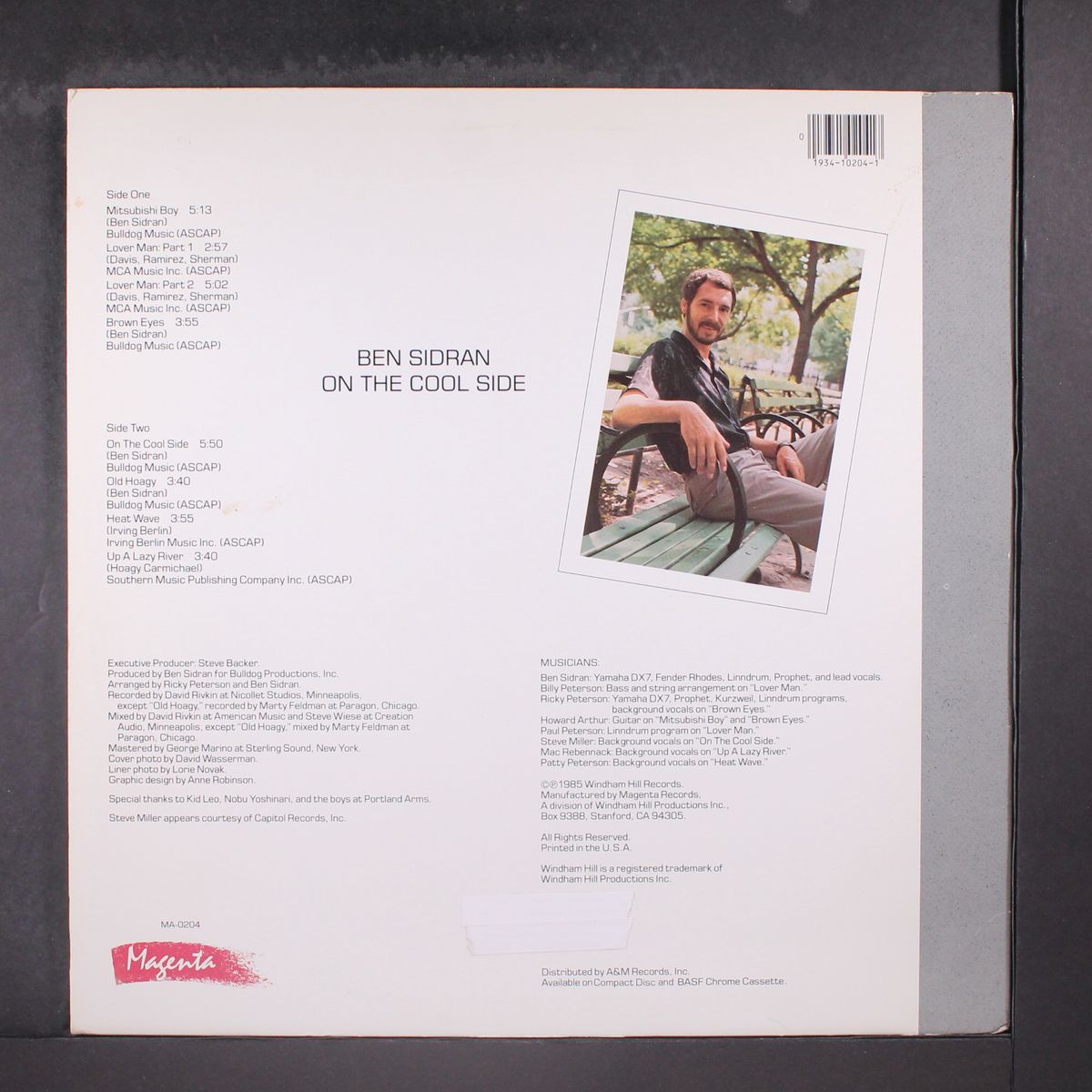 on the cool side by BEN SIDRAN