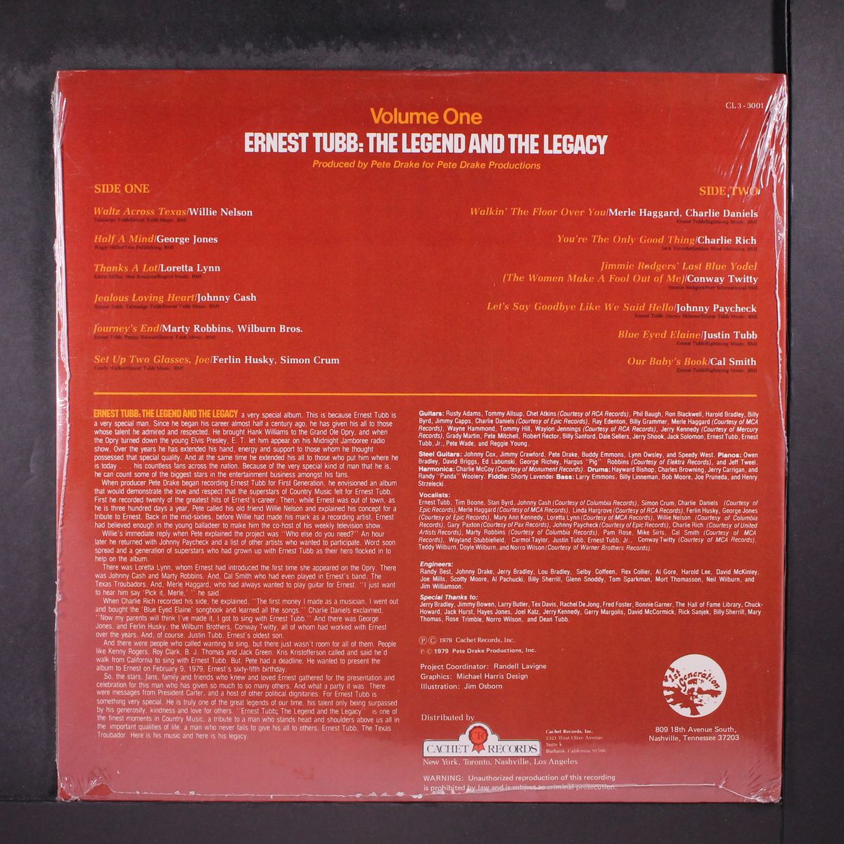 the legend & the legacy, vol. 1 by ERNEST TUBB