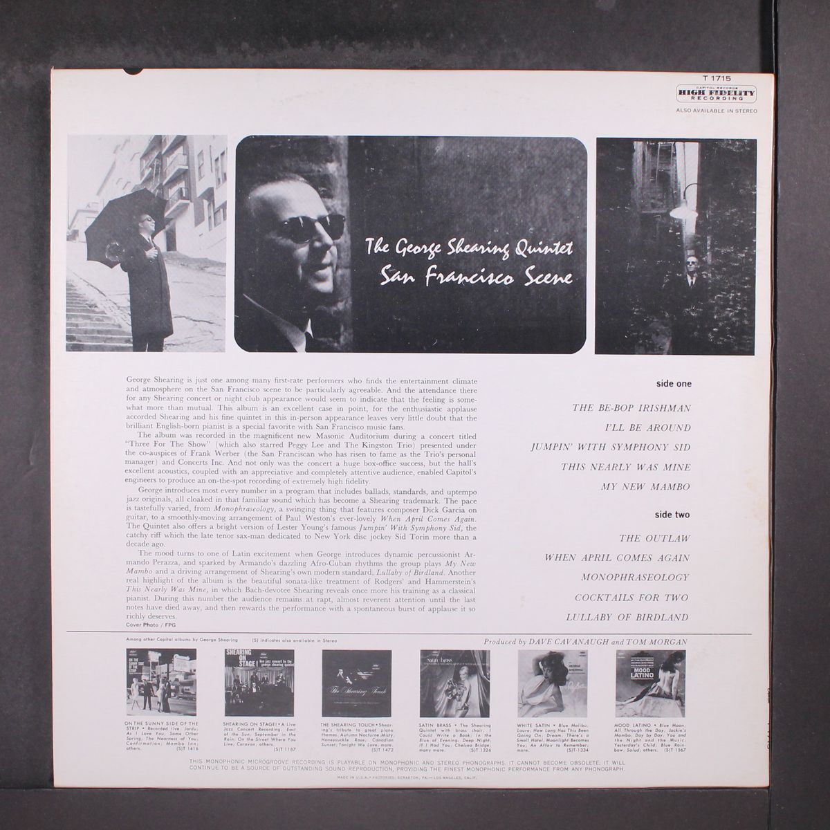 san francisco scene by GEORGE SHEARING