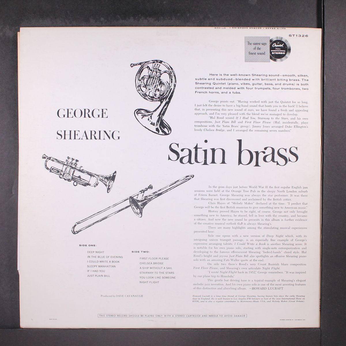 satin brass by GEORGE SHEARING