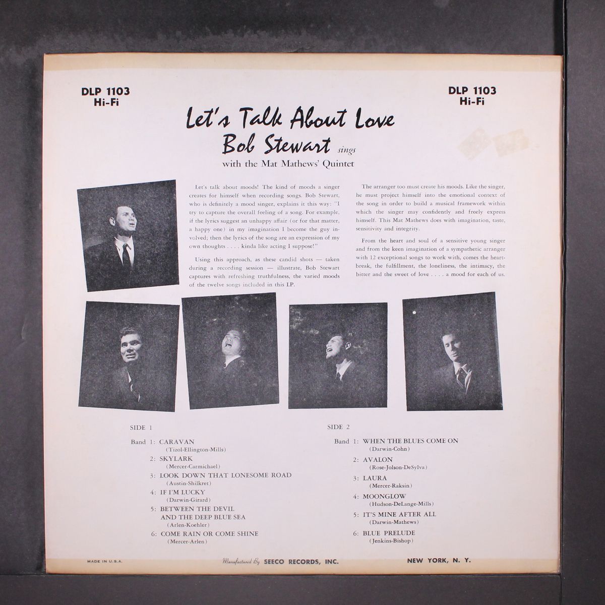 let's talk about love by BOB STEWART