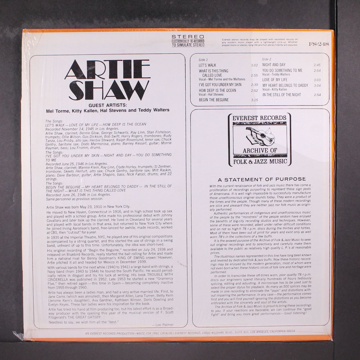 artie shaw by ARTIE SHAW