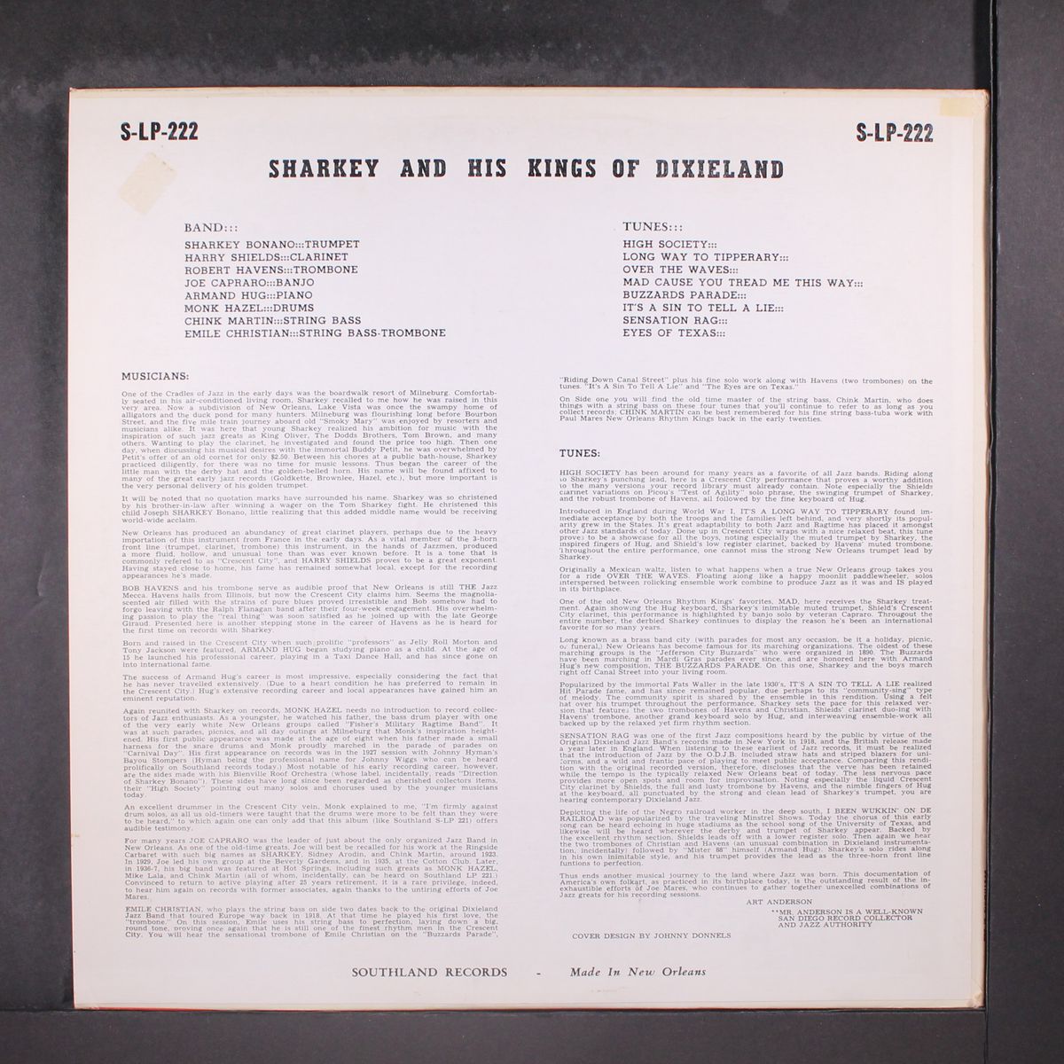 sharkey & his kings of dixieland by SHARKEY & HIS KINGS OF DIXIELAND