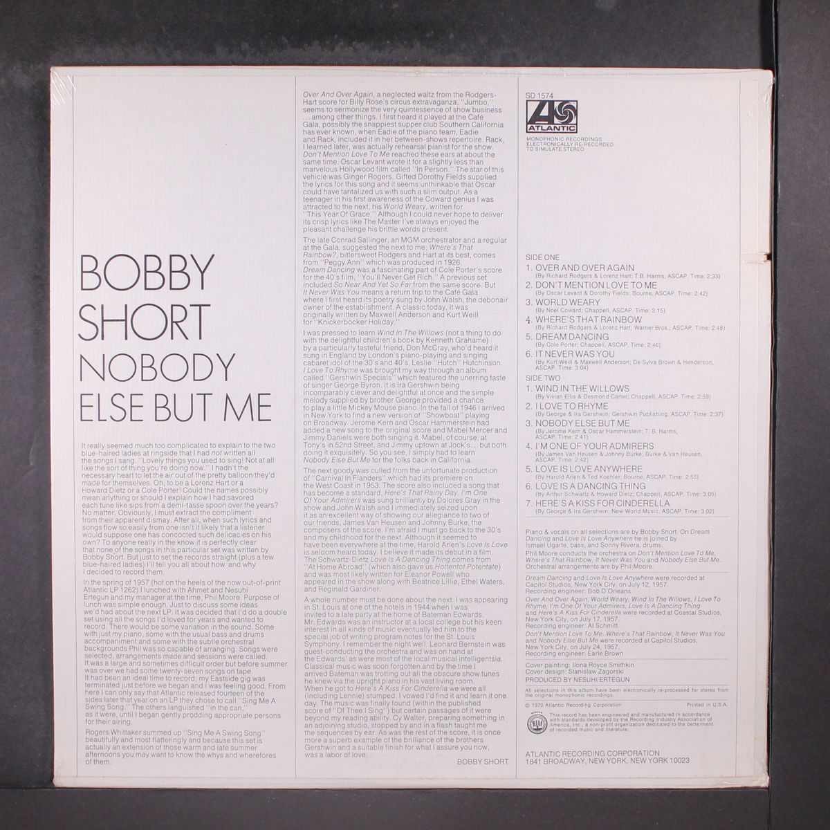 nobody else but me by BOBBY SHORT