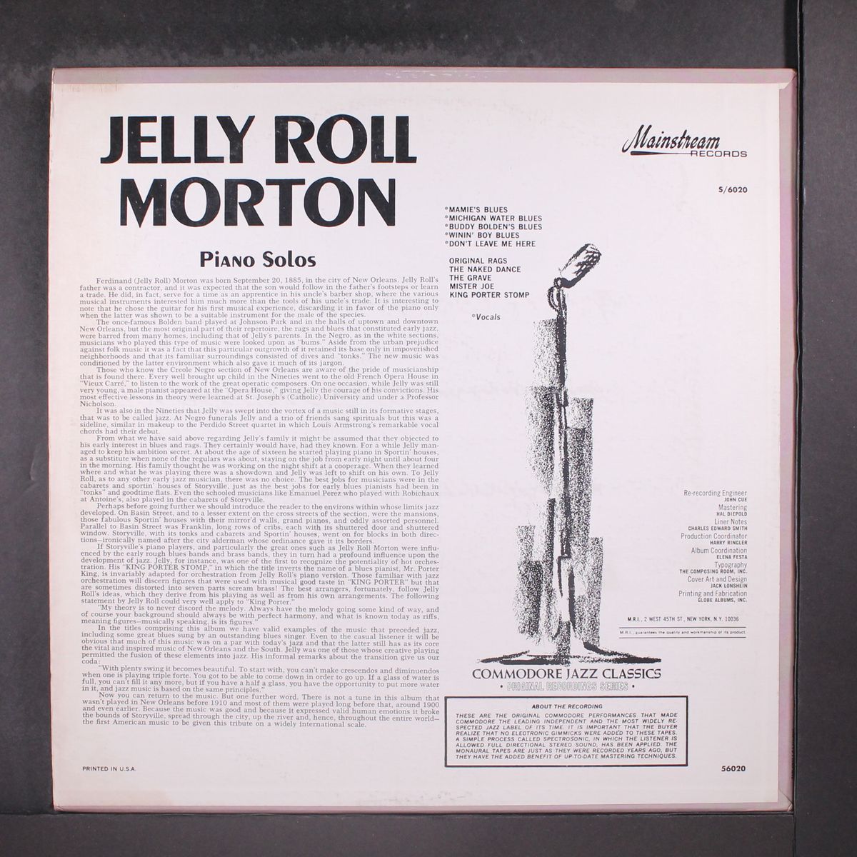 jelly roll morton by JELLY ROLL MORTON