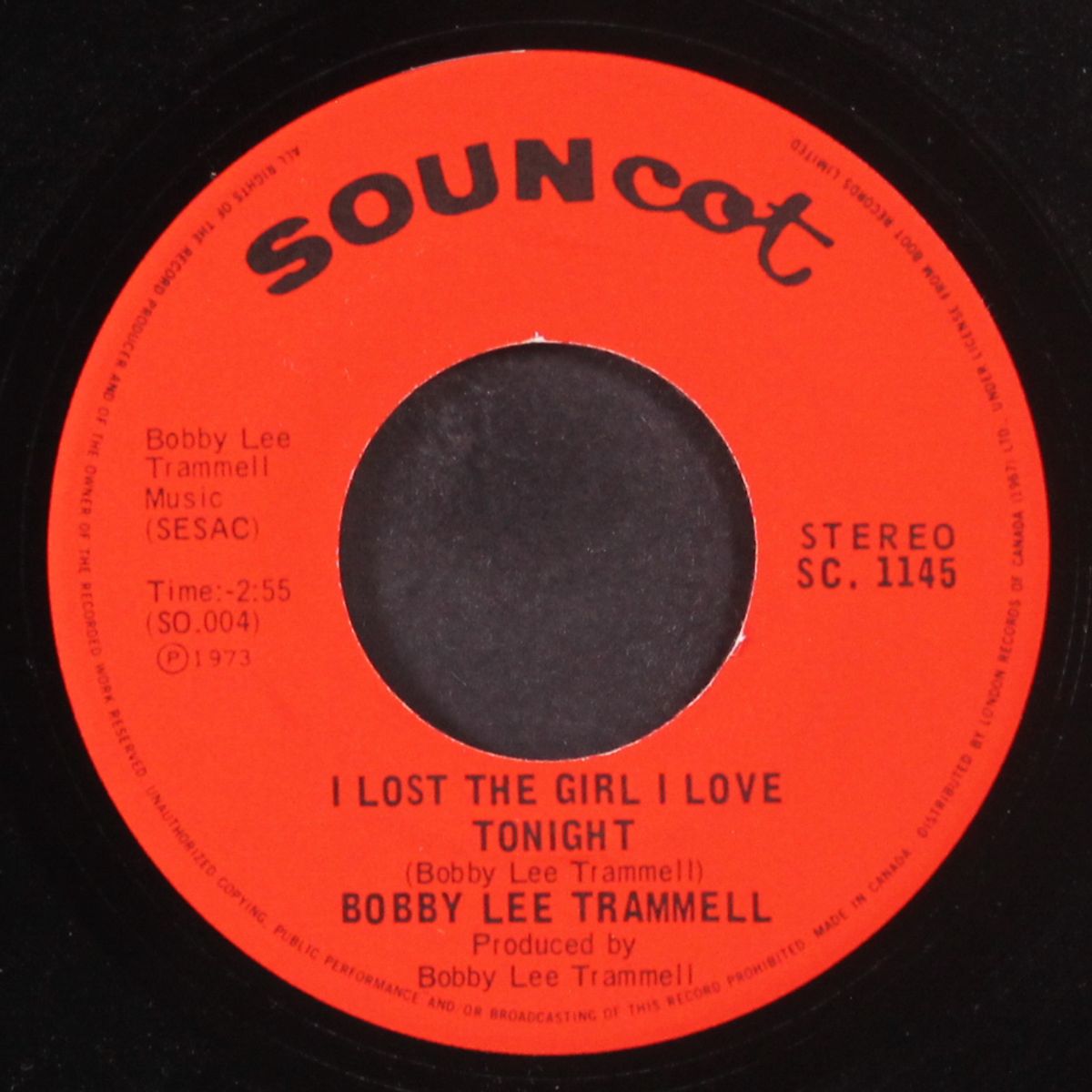 you put love back in my hearti / i lost the girl... by BOBBY LEE TRAMMELL