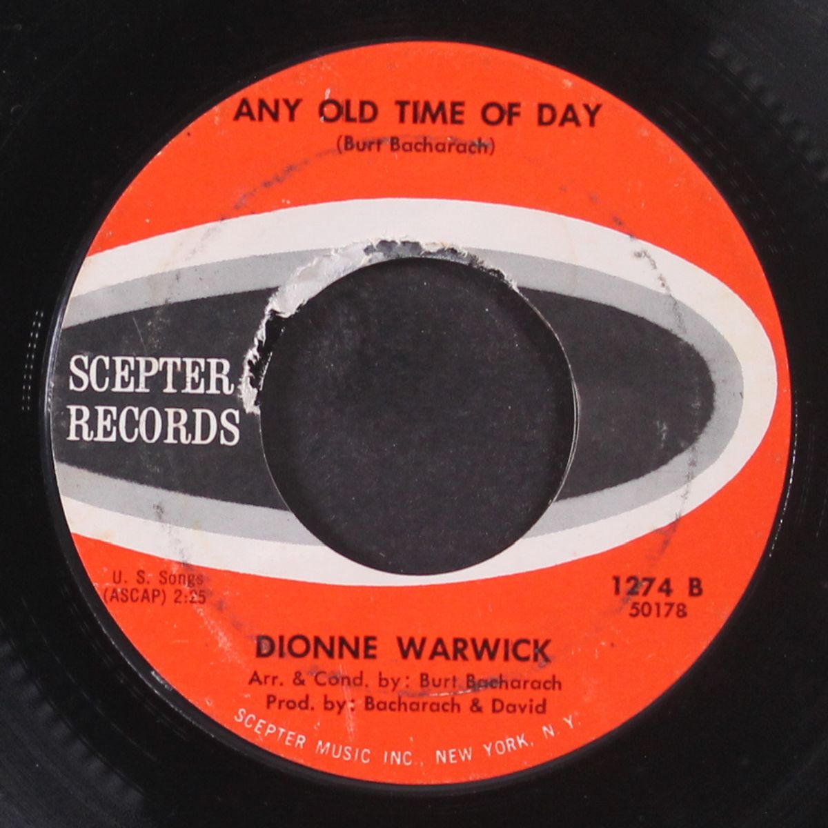 walk on by / any old time of day by DIONNE WARWICK