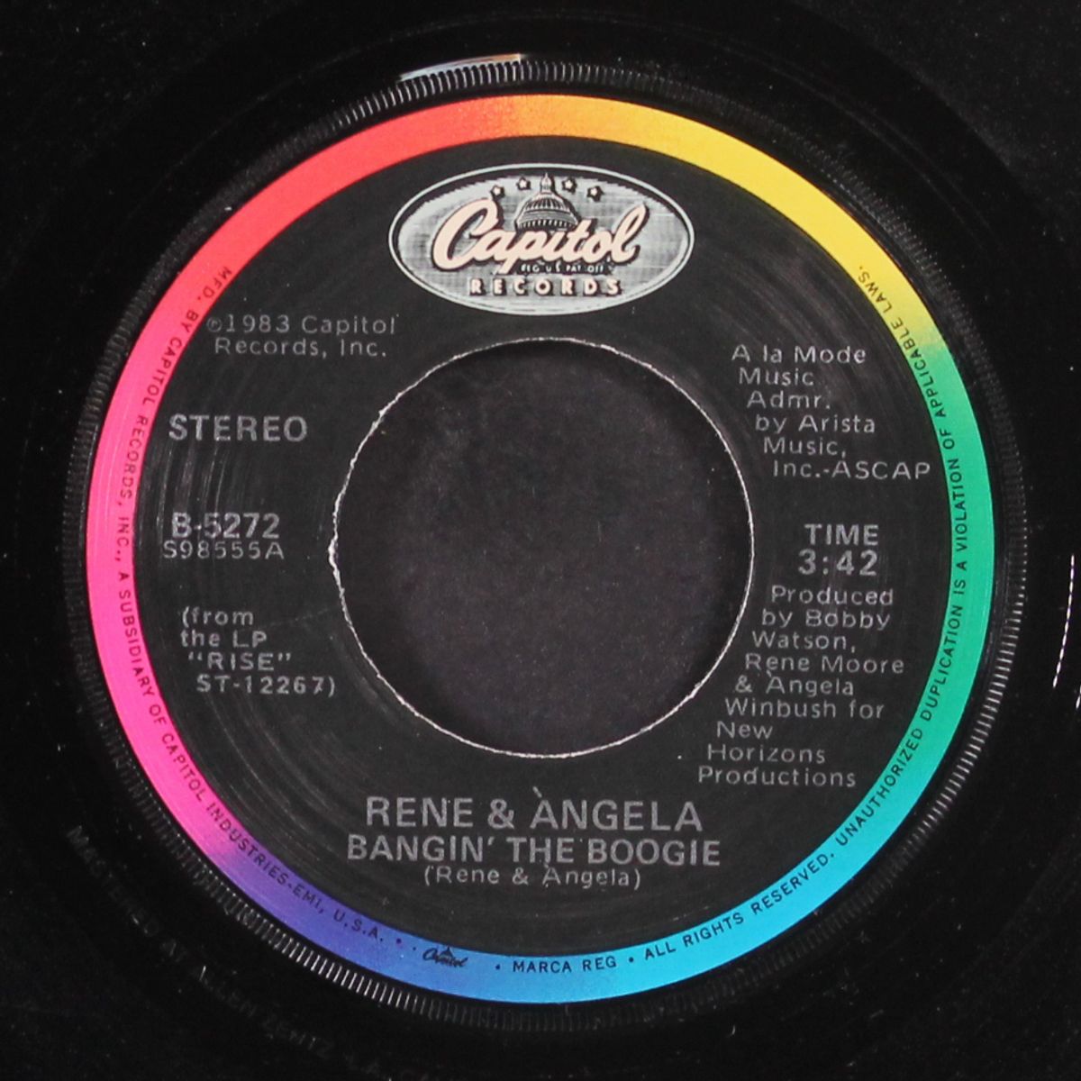 my first love / bangin' the boogie by RENE & ANGELA