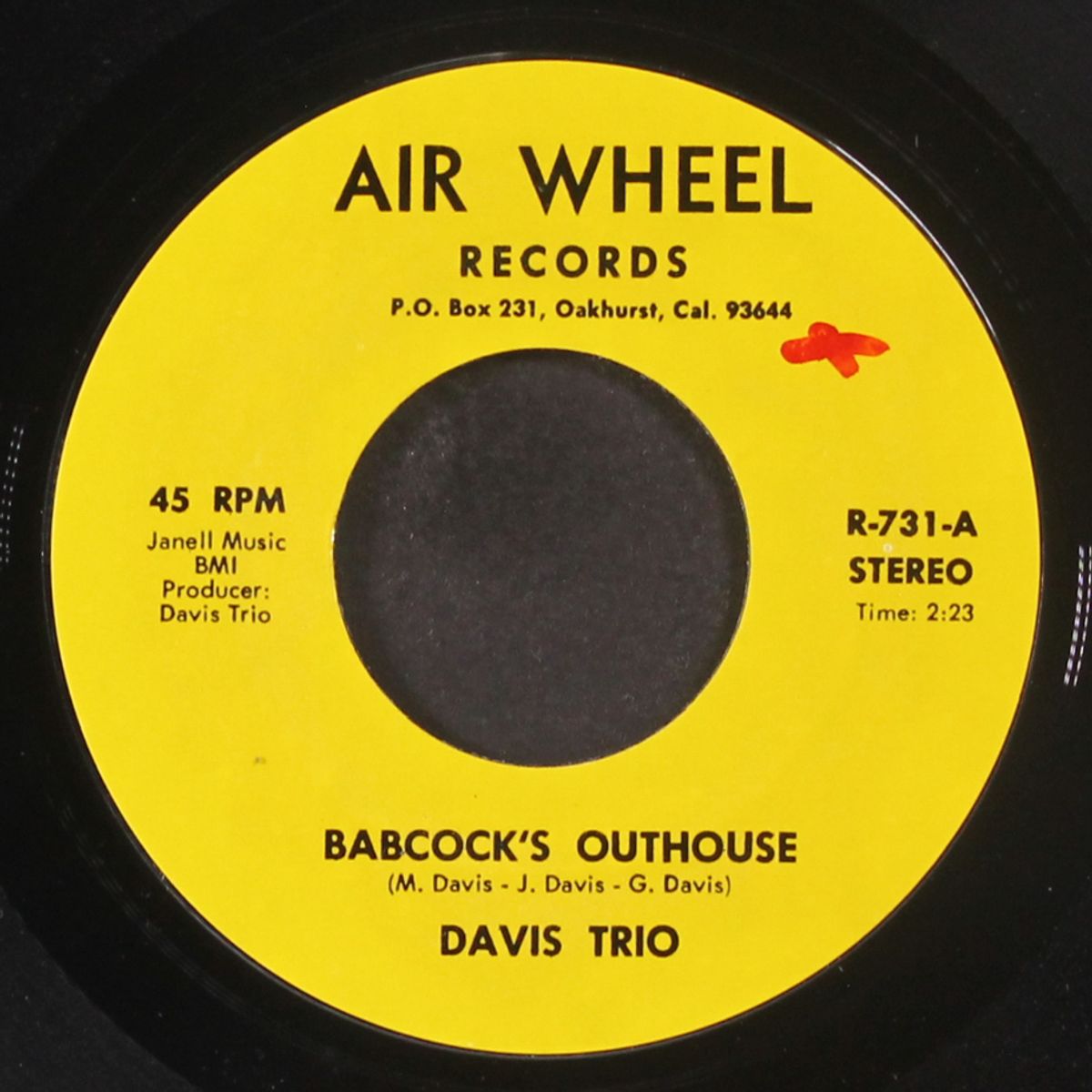 motorcycle fiend / babcock's outhouse by DAVIS TRIO