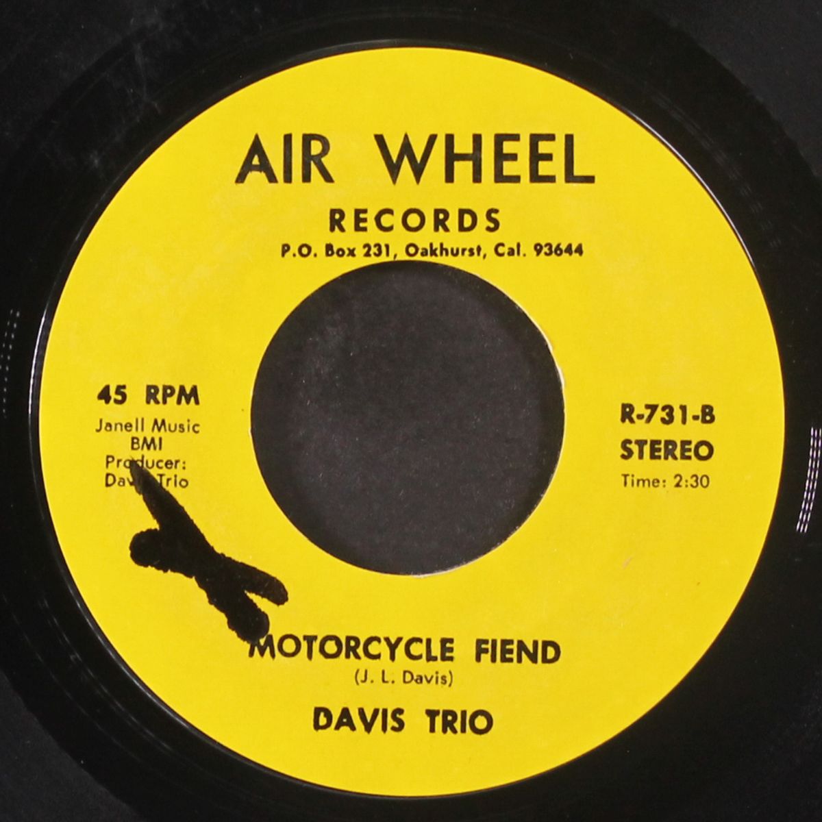 motorcycle fiend / babcock's outhouse by DAVIS TRIO