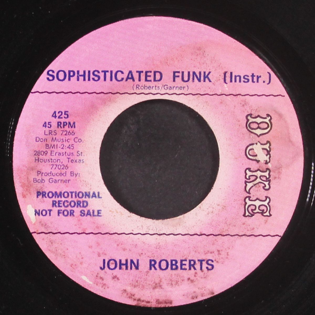 sophisticated funk / sockin' 1-2-3-4 by JOHN ROBERTS