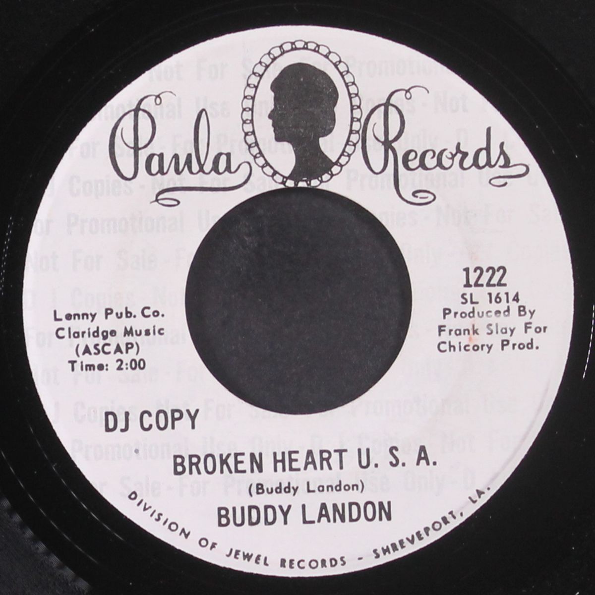 does he wonder where you are / broken heart u.s.a. by BUDDY LANDON