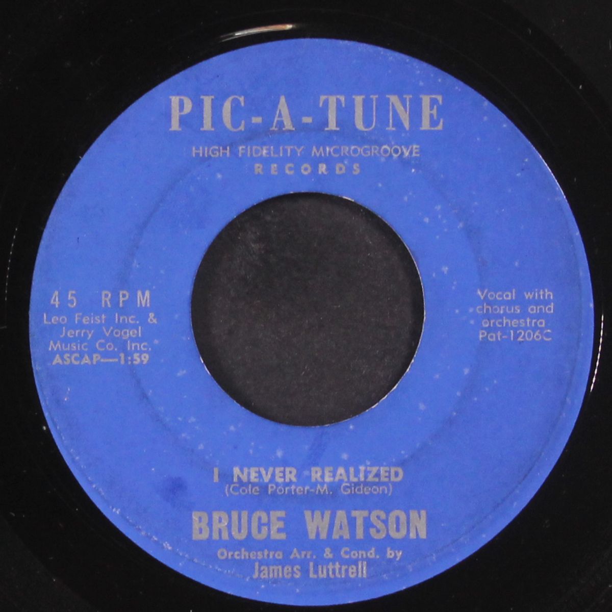 goodnight sweetheart / i never realized by BRUCE WATSON