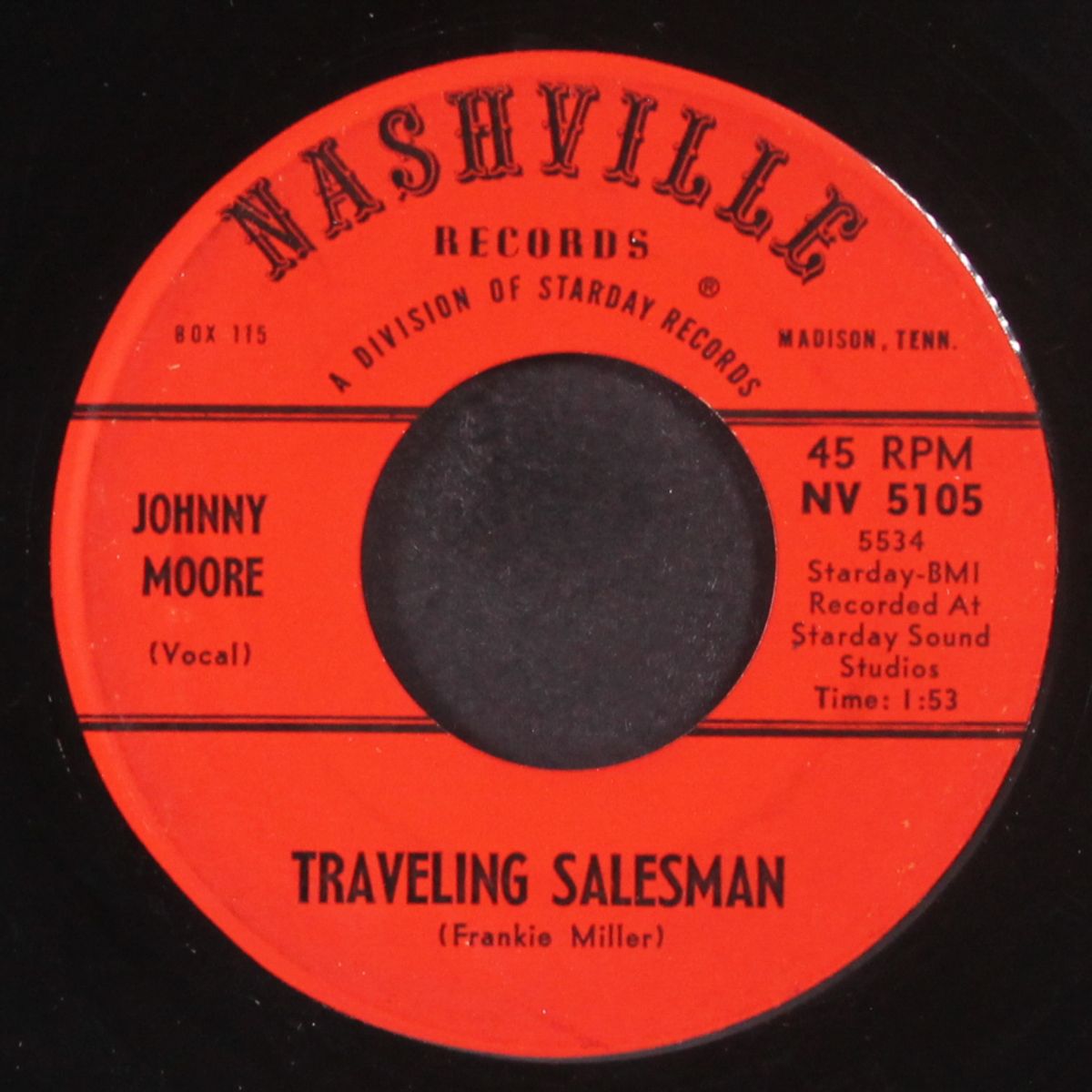 traveling salesman / old memories of you by JOHNNY MOORE