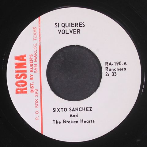 SIXTO SANCHEZ & BROKEN HEARTS