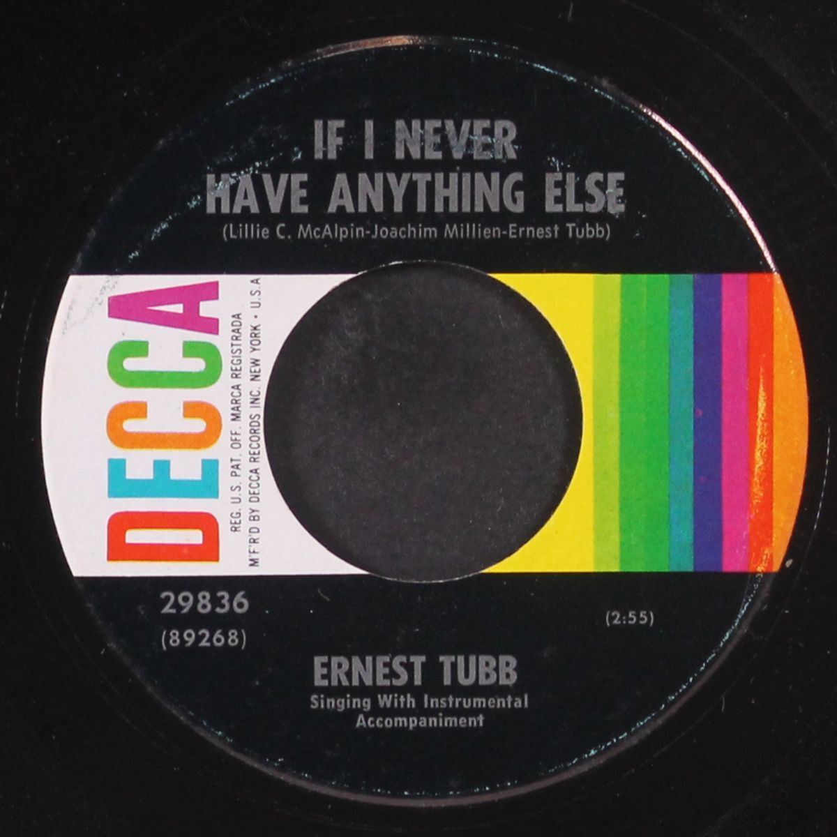 so doggone lonesome by ERNEST TUBB