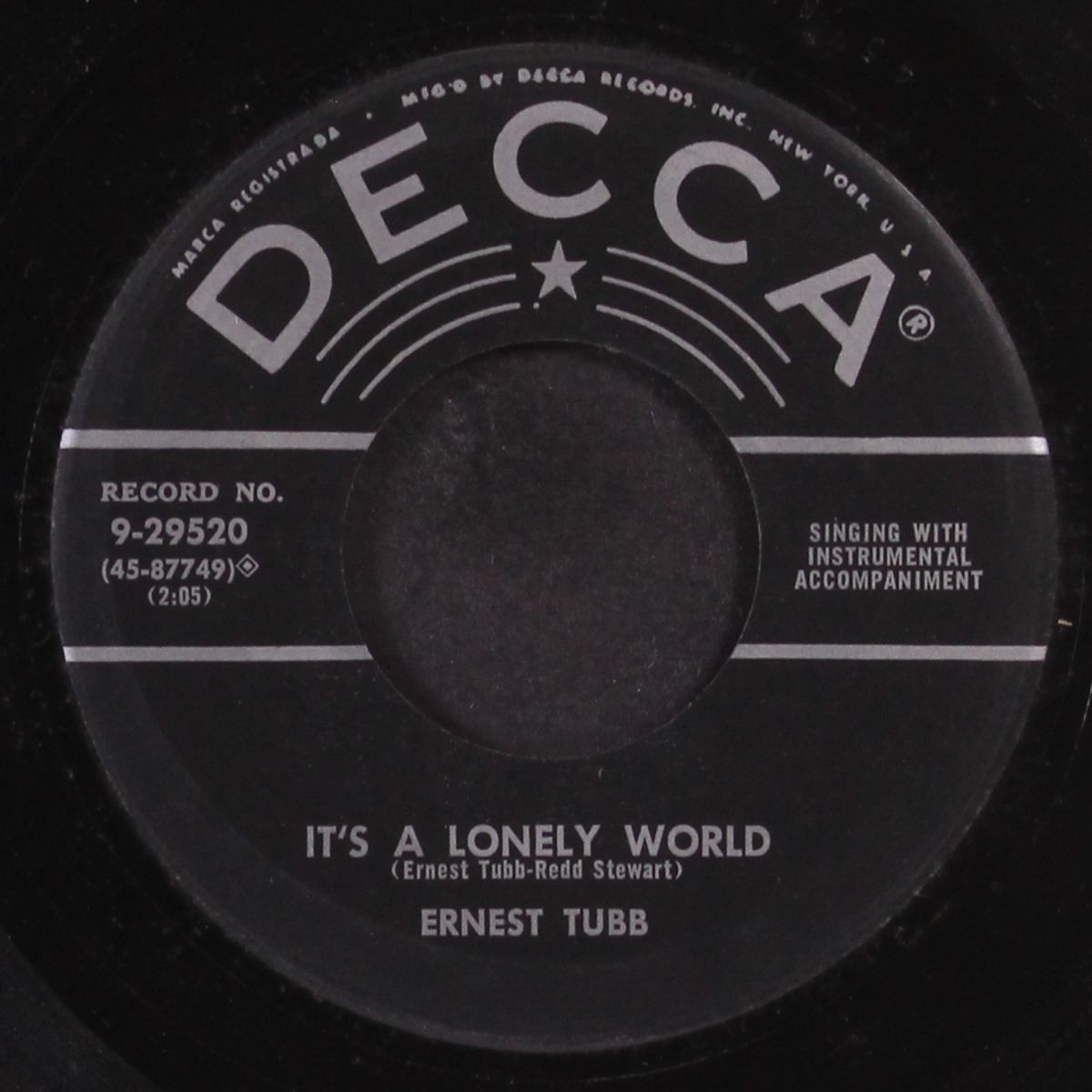 have you seen / it's a lonely world by ERNEST TUBB