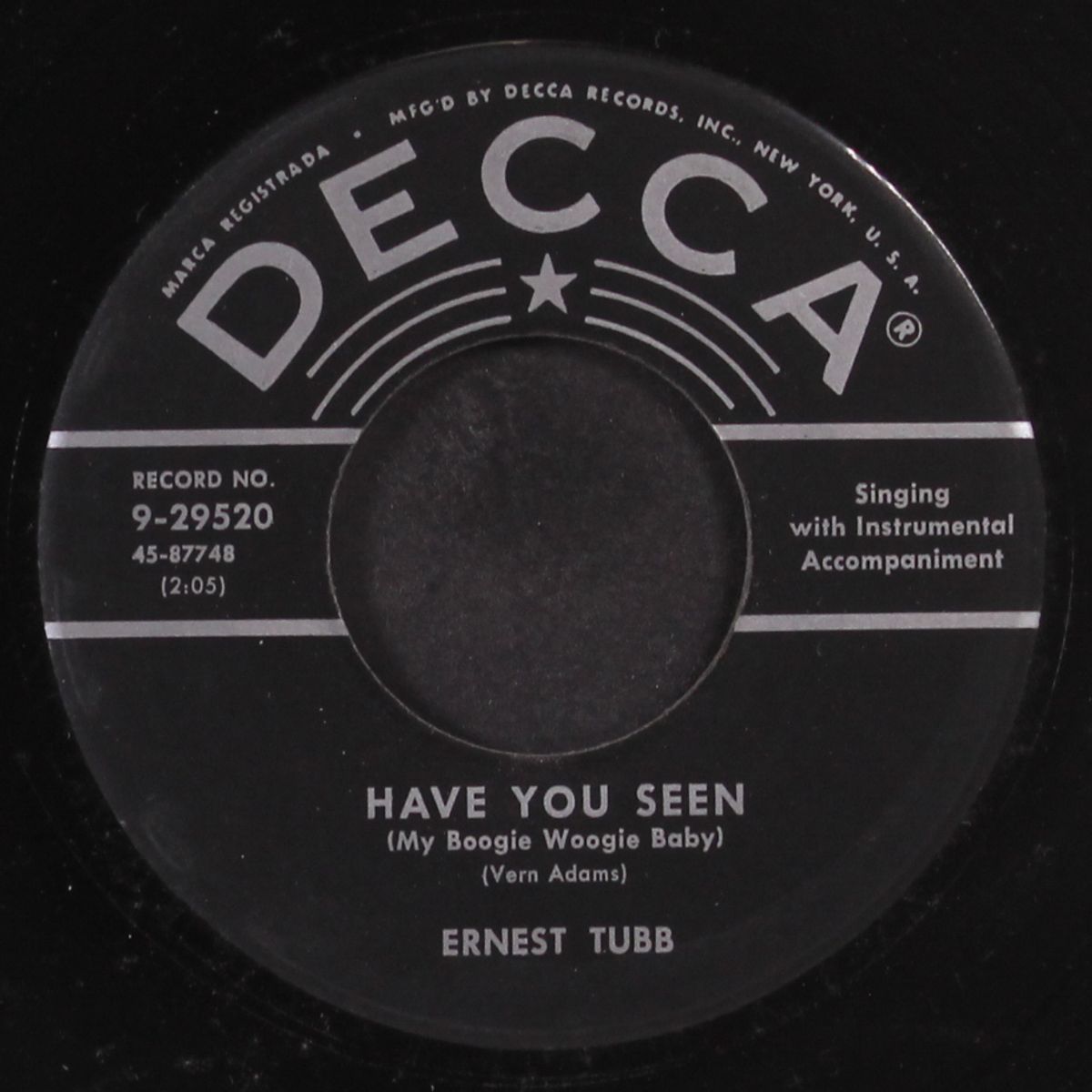 have you seen / it's a lonely world by ERNEST TUBB