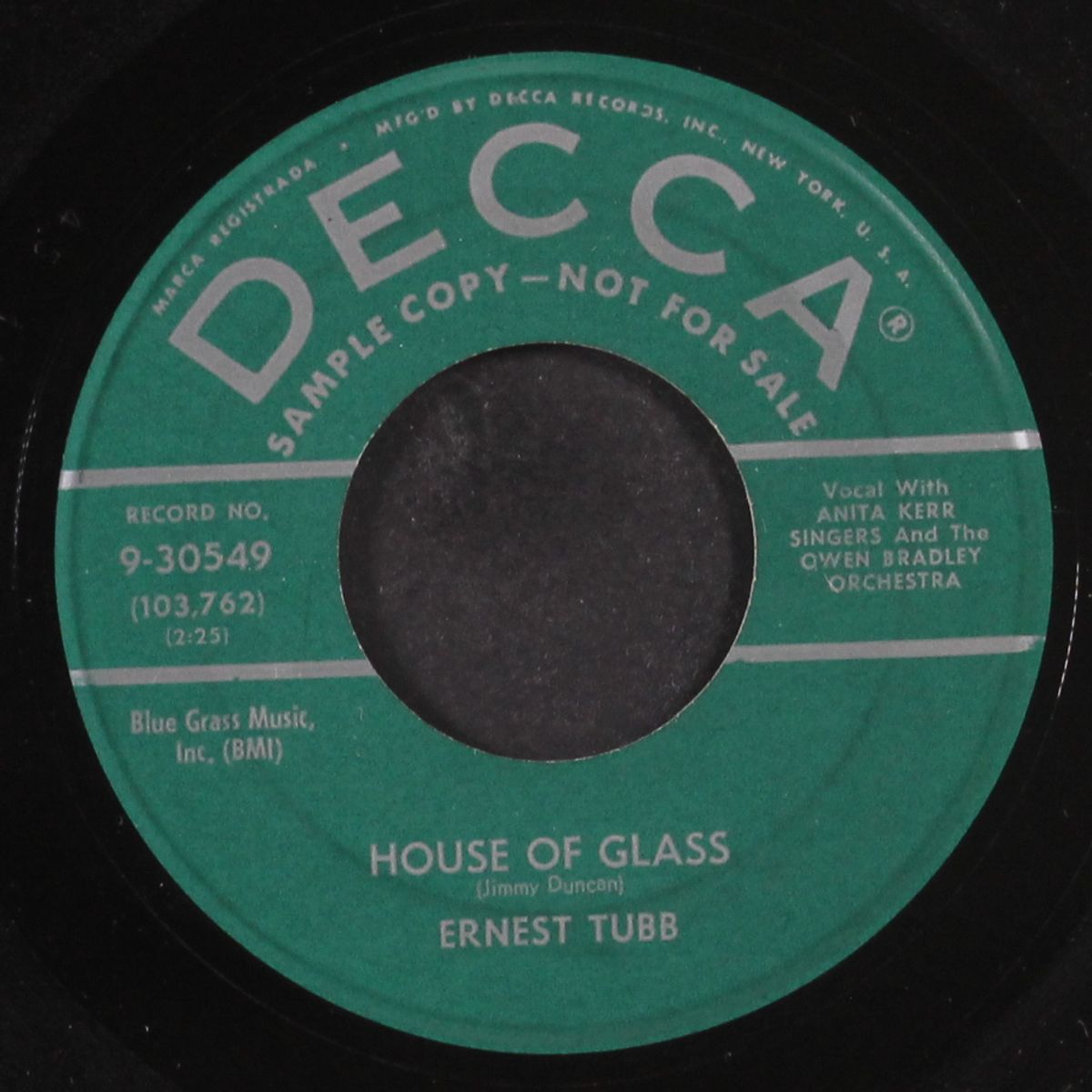 house of glass by ERNEST TUBB
