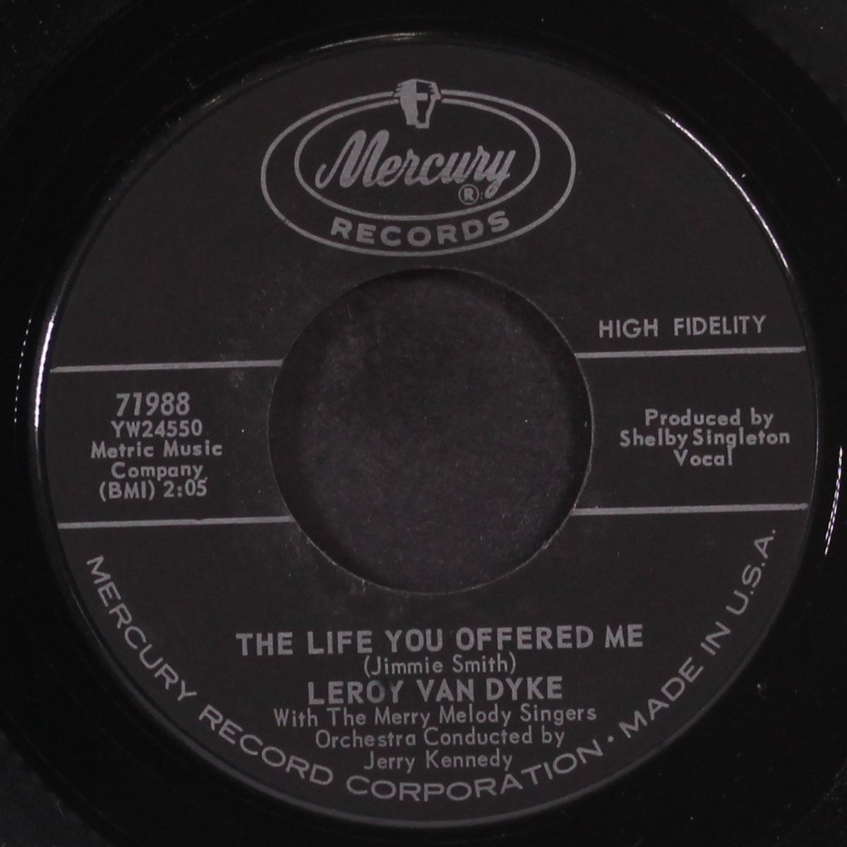 dim dark corner / the life you offered me by LEROY VAN DYKE