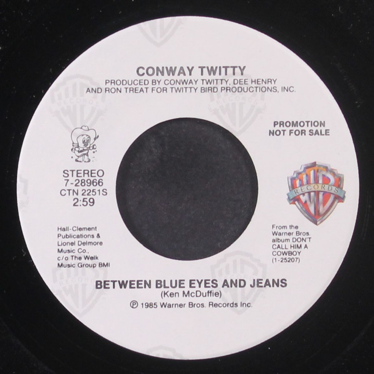 between blue eyes and jeans / same by CONWAY TWITTY
